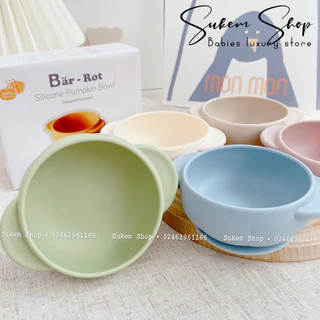 [ CHÍNH HÃNG] Bát Ăn Dặm Bí Ngô Bar Rot SiliCone Siêu Xinh