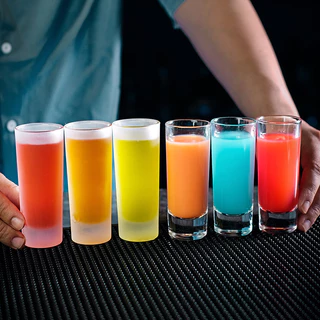 Bộ 6 ly shot B52, ly thủy tinh cao cấp chuyên dùng đồ uống có cồn cho các quán bar pub 65ml