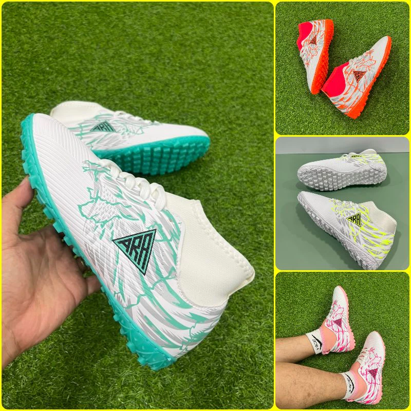 Giày Bóng Đá Cổ Cao Arafly, May Đế, Đủ size từ 36-44