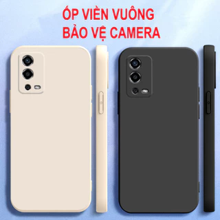 Ốp lưng Oppo A55 4G / A55 5G cạnh vuông, viền vuông, tpu dẻo mền mịn siêu bền