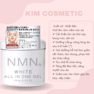 Kem Dưỡng Trắng Da NMN Nhật Bản Chống Lão Hoá White All In One Gel 245g Saikou