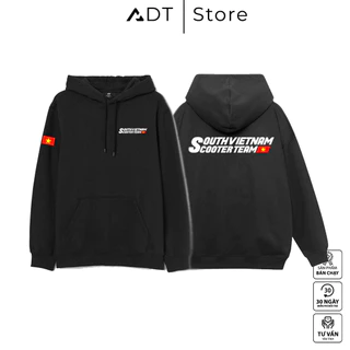 Mẫu Áo Hoodie  ADTStore x  SOUTH VIETNAM SCOOTER TEAM | Áo xe đua Việt Nam | Áo Hoodie scooter