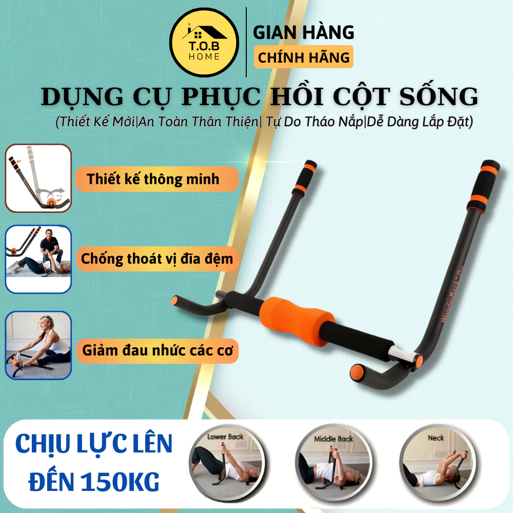 Dụng Cụ Tập Hỗ Trợ Mẫu Mới Giúp Phục Hồi Cột Sống, Chống Thoát Vị Đĩa Đệm, Tập Toàn Thân Giảm Đau Nhức Tại Nhà