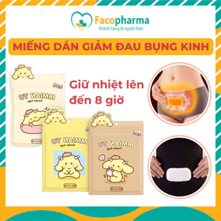 Miếng dán giảm đau bụng kinh giữ nhiệt giữ ấm nóng cho cơ thể giảm đau mỏi có thể dán ở bụng lưng vai gáy CN033