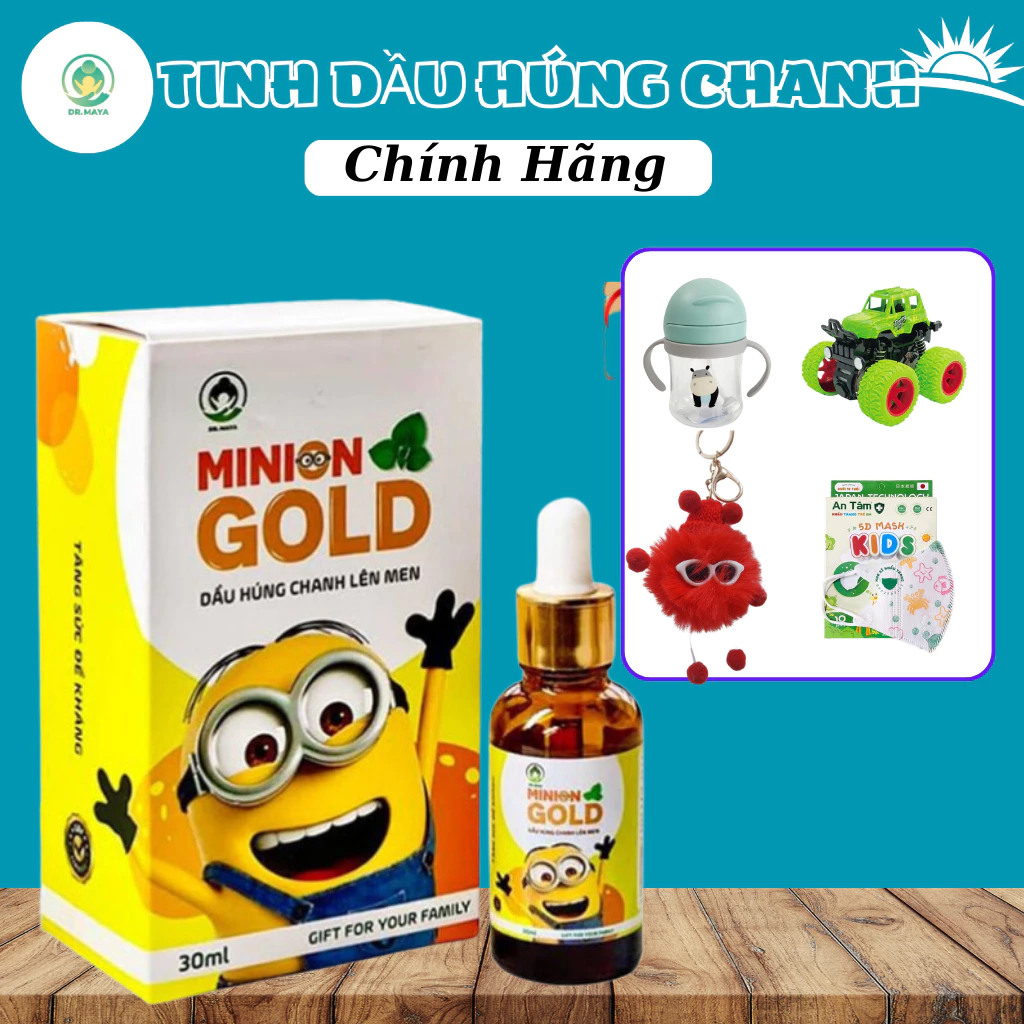 Dầu Húng Chanh Minion Gold 30ml