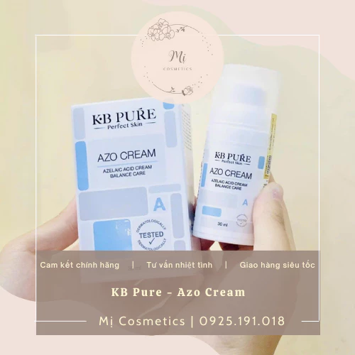 [Chính Hãng] KB Pure Azo Cream Kem tái tạo, cân bằng giảm mụn sưng