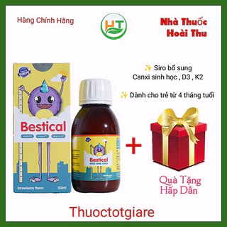 BESTICAL - Bổ sung Canxi + Vitamin D3 K2 giúp xương và răng chắc khỏe