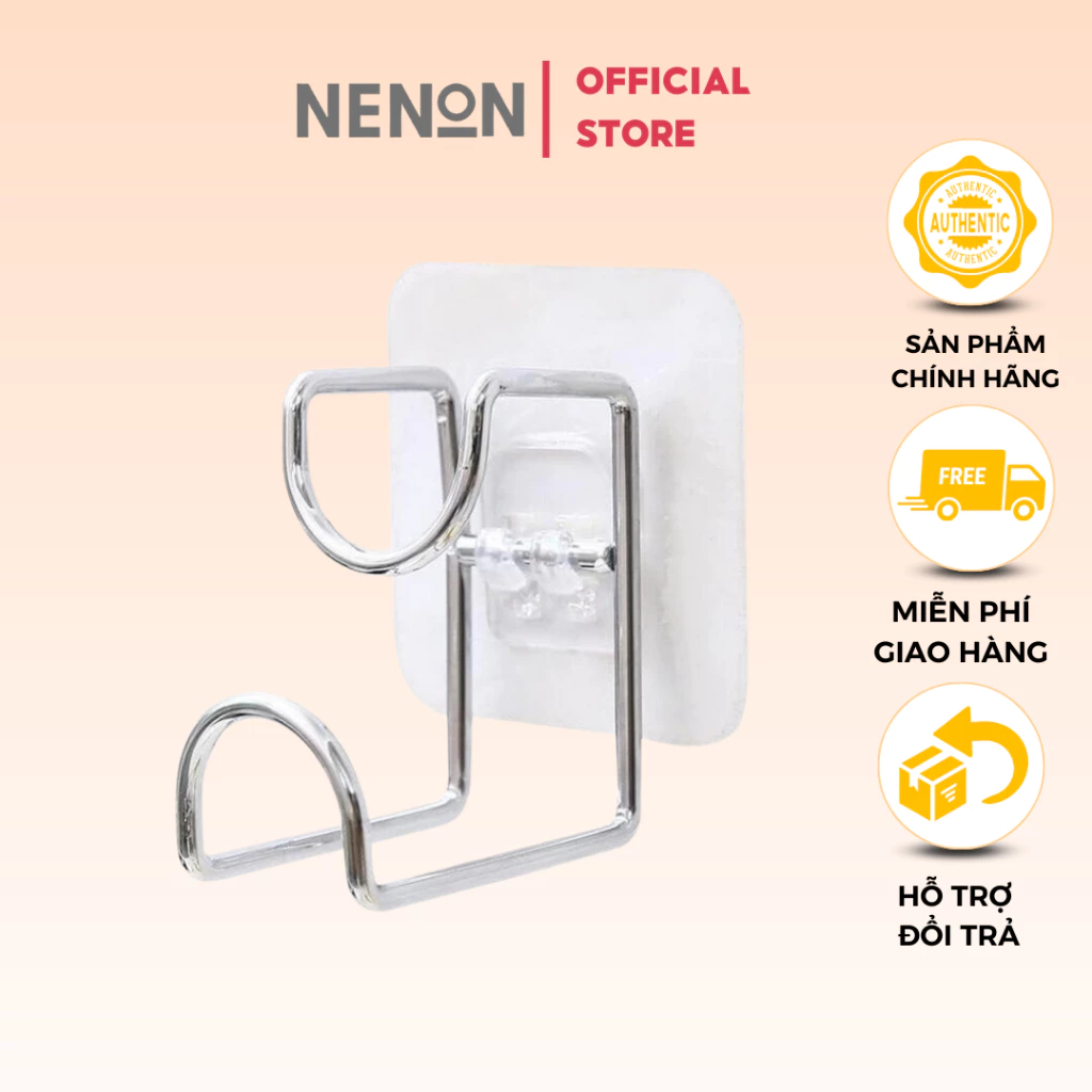 Móc treo thau chậu nhà tắm dán tường gạch men siêu chắc chắn – NENON