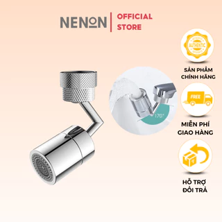 Đầu nối vòi nước thông minh INOX 304 xoay 720 độ với 2 chế độ chảy tiện lợi - NENON