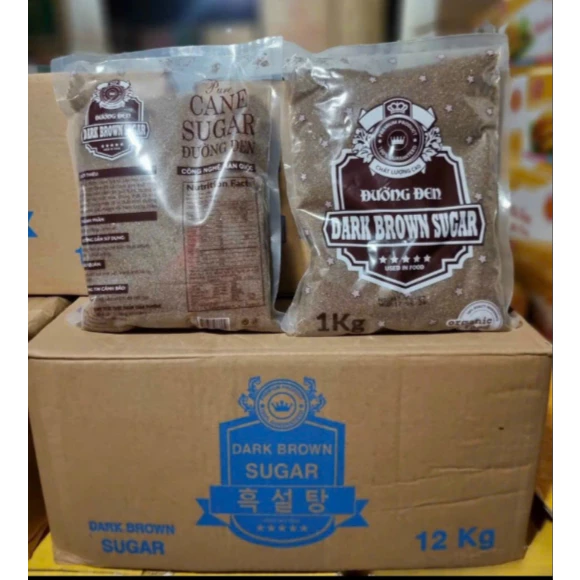 Đường đen DARK BROWN SUGAR gói 1kg