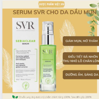 Tinh chất dưỡng giảm mụn,mờ thâm SVR SEBIACEAR SERUM