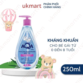 Dung dịch vệ sinh cho bé AQA baby cho bé 0-8 tuổi 250ml