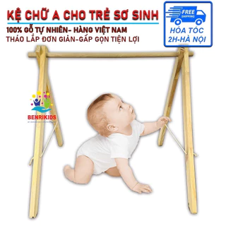 Kệ Chữ A Cho Bé Benrikids - Đồ Chơi Vận Động Cho Trẻ Sơ Sinh Kết Hợp Lục Lạc, Xúc Xắc Giúp Phát Triển Toàn Diện