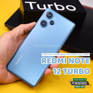 Miếng dán PPF Hydorgen Xiaomi Redmi Note 12 Turbo/Poco F5 trong, nhám, đổi màu cao cấp