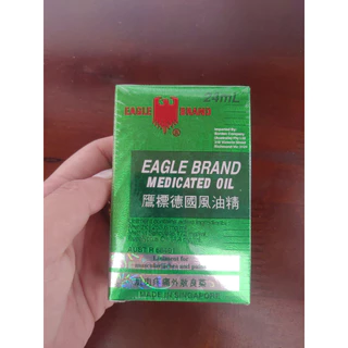 Dầu Gió Xanh và Trắng Eagle Brand Medicated Oil 24ml Úc Nội Địa Úc Chợ việt úc