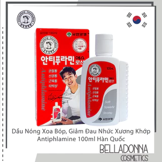 Dầu Nóng Xoa Bóp, Giảm Đau Nhức Xương Khớp Antiphlamine 100ml