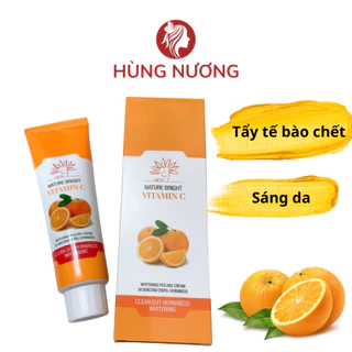 Tẩy da chết Vitamin C chiết xuất cam tươi làm  sáng da, tẩy tế bào chết 100g