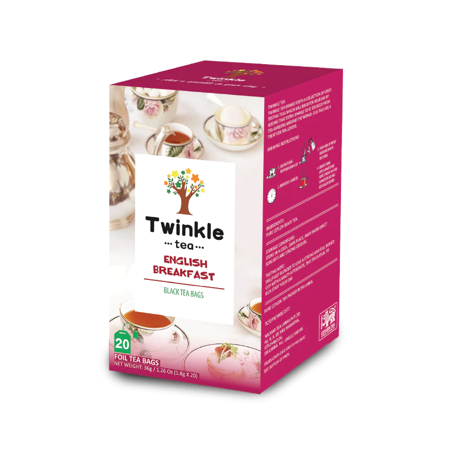 Trà túi lọc Twinkle English Breakfast 36g (1.8g x 20 túi)