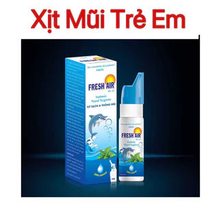 Xịt Thông Mũi Trẻ Em Fresh Air Giúp Vệ Sinh Mũi hàng ngày