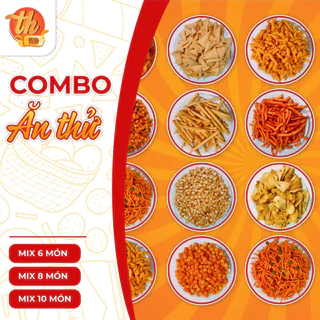 Combo Ăn Thử Đồ Ăn Vặt, Bim Bim, Snack Tuổi Thơ Thơm Ngon Chất Lượng