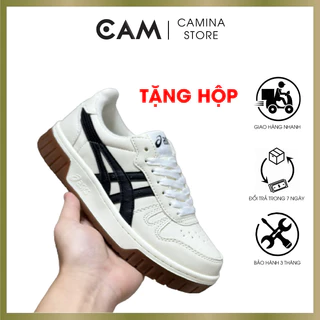 Giày Thể Thao Asics Court MZ Kem Đen Và Kem Xám Mẫu Mới Thiết Kế Độc Lạ Hàng Hot Trend 2024 [TẶNG TẤT+ FULL BILL]