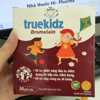 Truekidz Bromelain hỗ trợ tăng sức khỏe đường hô hấp và tăng sức đề kháng - vị socola