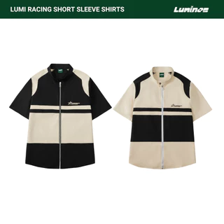 Áo Sơ Mi Kaki Ngắn Tay Lumi Racing - Chất Vải 100% Cotton Nhân Tạo Cao Cấp - Brand Luminos