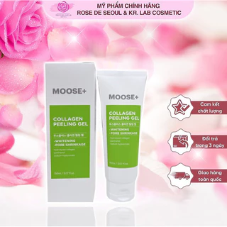 (Tặng mặt nạ) Tẩy da chết MOOSE+ Peeling Gel chăm sóc da sáng mịn 150ml hạn 2026 Kr.Lab