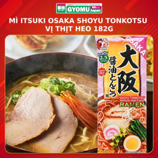 Mì Itsuki Osaka Shoyu Tonkotsu Vị Thịt Heo 182g