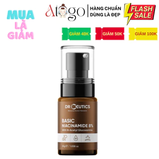 Serum DrCeutics Niacinamide Basic B3 8% Cho Da Dầu Mụn (30g/100G)