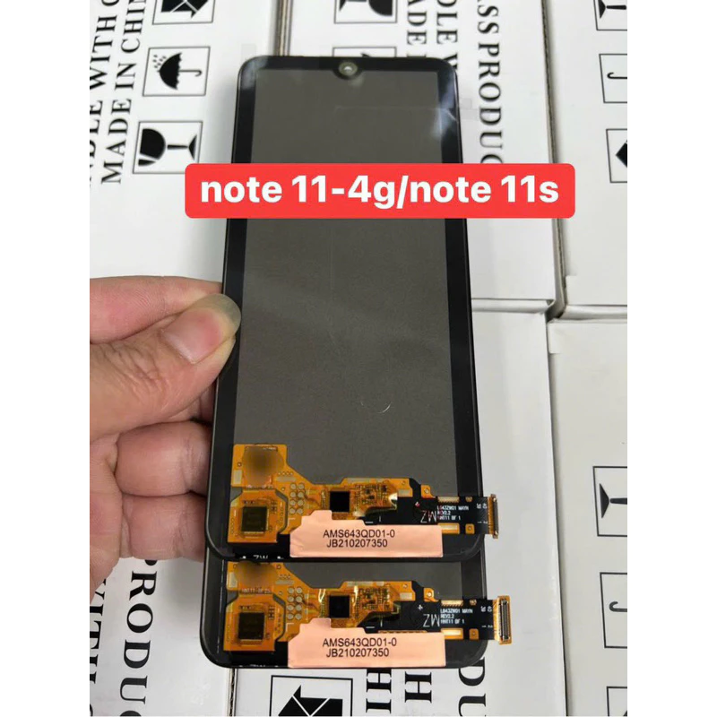 Màn hình xiaomi note 11-4g/note 11s oled phôi to đục lỗ