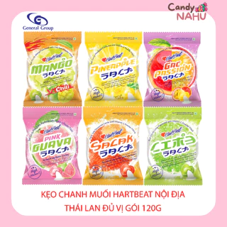 Kẹo muối Hartbeat nội địa Thái Lan đủ vị gói 120g