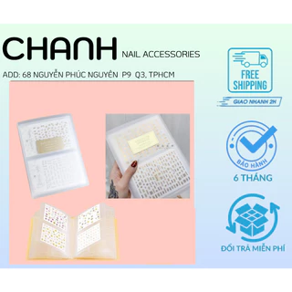 SỔ Đựng Sticker - Sổ Album Sticker 80 Ngăn CHANH NAIL