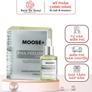 Tinh chất serum peel da PHA Moose +trọng lượng 30ml hàn quốc giúp da căng bóng hạn dùng 2026