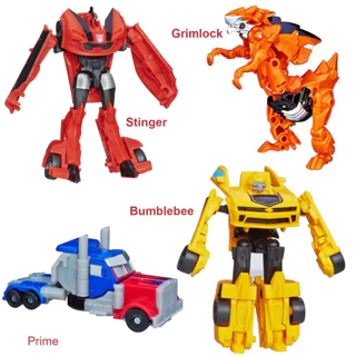 Đồ chơi người máy biến hình ô tô Transformers Mini - Bumblebee, Prime, Grimlock, Stinger - Giao ngẫu nhiên (Box)