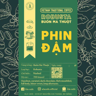 [Cà phê pha phin] chuẩn thơm ngon 100% Robusta Chất lượng cao Buôn Ma Thuột