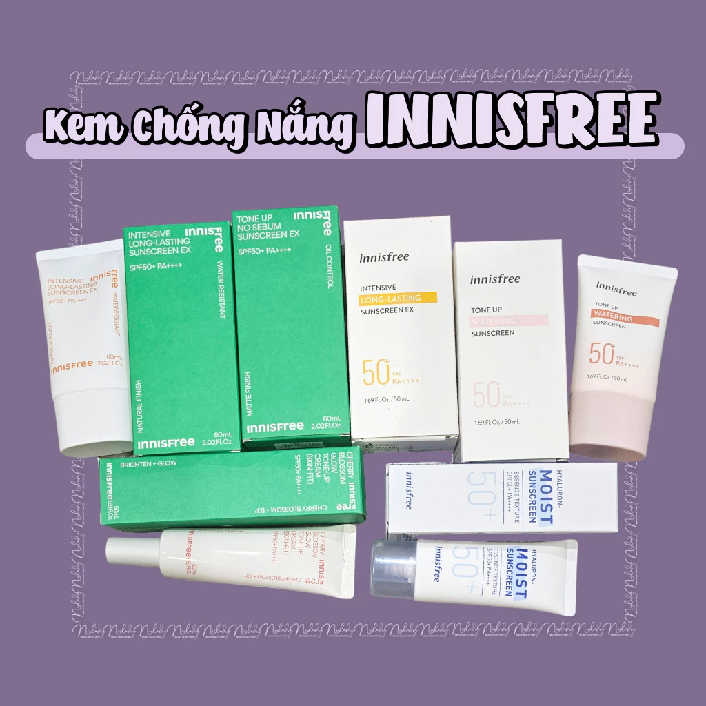 Chống Nắng Innisfree Các Loại