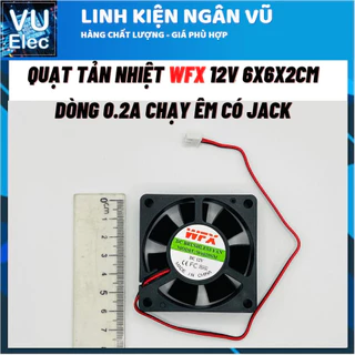 Quạt tản nhiệt Chính hãng 12V 0.2A 6x6cm cực bền