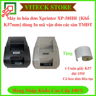 Máy in bill, in hóa đơn, mã vận đơn TMĐT Xprinter XP-58IIH Cổng USB - Mới 100%