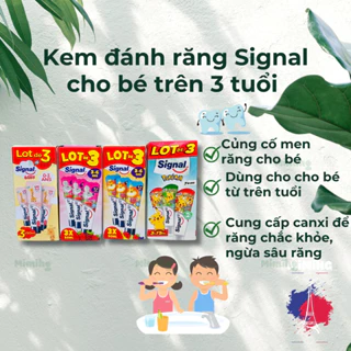 Kem đánh răng trẻ em Signal cho bé trên 3 tuổi - Hàng có Bill_MiMi HG