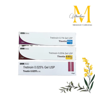 GEL GIẢM MỤN HACKS&SLACKS TRETINOIN 0.025%-0.05%-0.1% [20g]