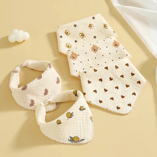 Khăn sữa khăn mùng tre muslin 2 trong 1 mềm mịn 25*25 cm