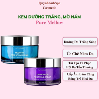 Kem dưỡng trắng da Pure Mellow Ban Ngày, Ban Đêm Giúp Trắng Da, Mờ Nám Quynhanhspa20 50ml