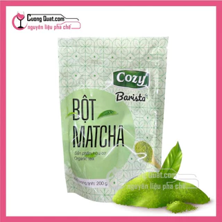 Bột Matcha Cozy 200gr Thơm đậm vị