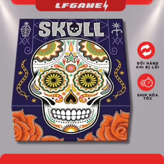 BỘ TRÒ CHƠI BOARD GAME SKULL trò chơi thẻ bài 3 - 6 NGƯỜI