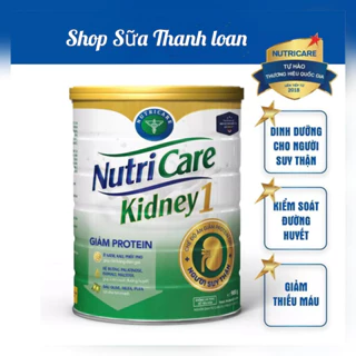 [HSD T3-2026] COMBO 4 LON Sữa Bột Nutricare Kidney 1 Dinh Dưỡng Y Học Cho Người Suy Thận 900g.