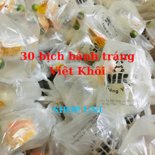 Bánh tráng vò muối nhuyễn tắc 5 gói gia vị ngon đậm vị 30 bịch Việt Khôi