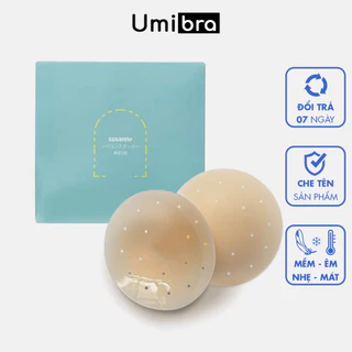 Miếng Dán Ngực Bubble Air Silicone lỗ thoáng khí chống nước tái sử dụng nhiều lần - Umibra MDN07
