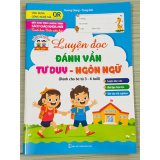 Tập đánh vân tư duy ngôn ngữ cho bé 3-6 tuổi