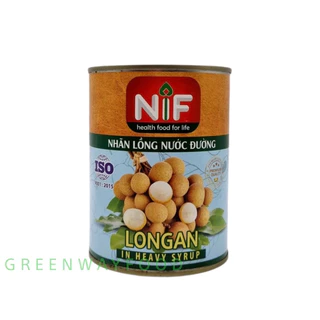 Nhãn lồng nước đường NIF lon 560g